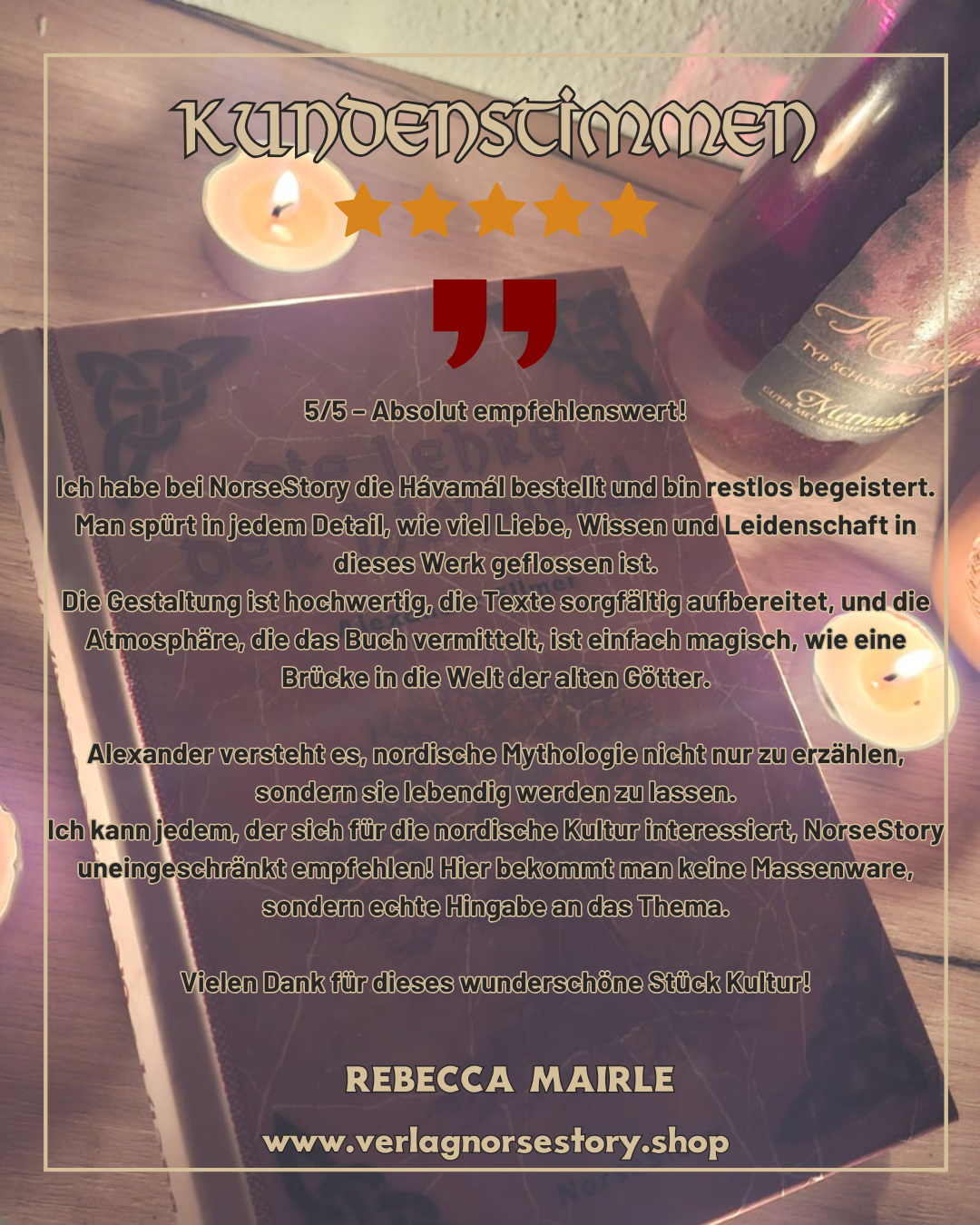 Buchrezension zur Havamal in Deutsch