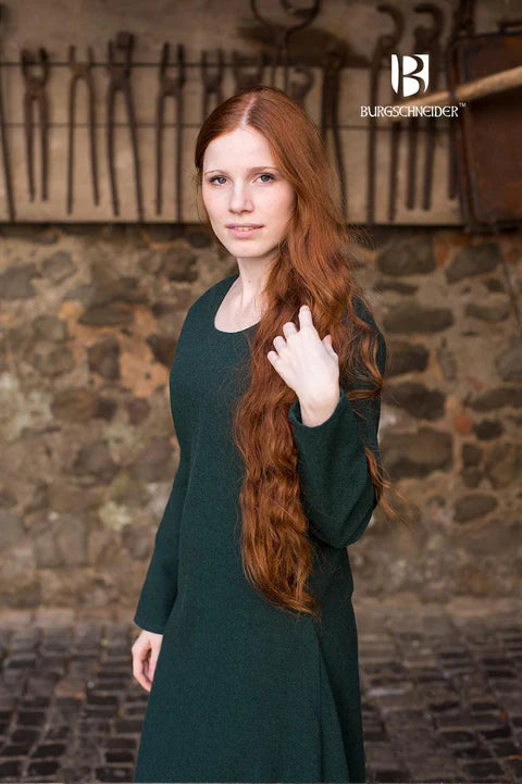 Unterkleid Wikinger Kleid Schildmaid Freya grün