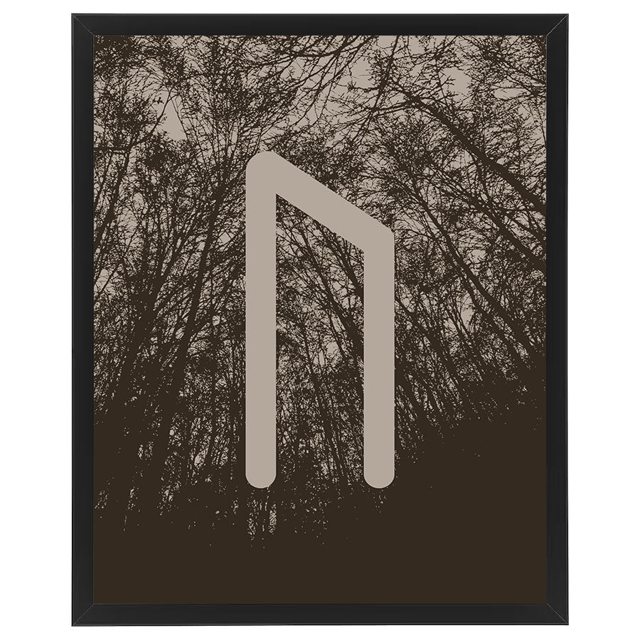 Berserker Wandposter Wikinger Wandbilder Uruz Rune