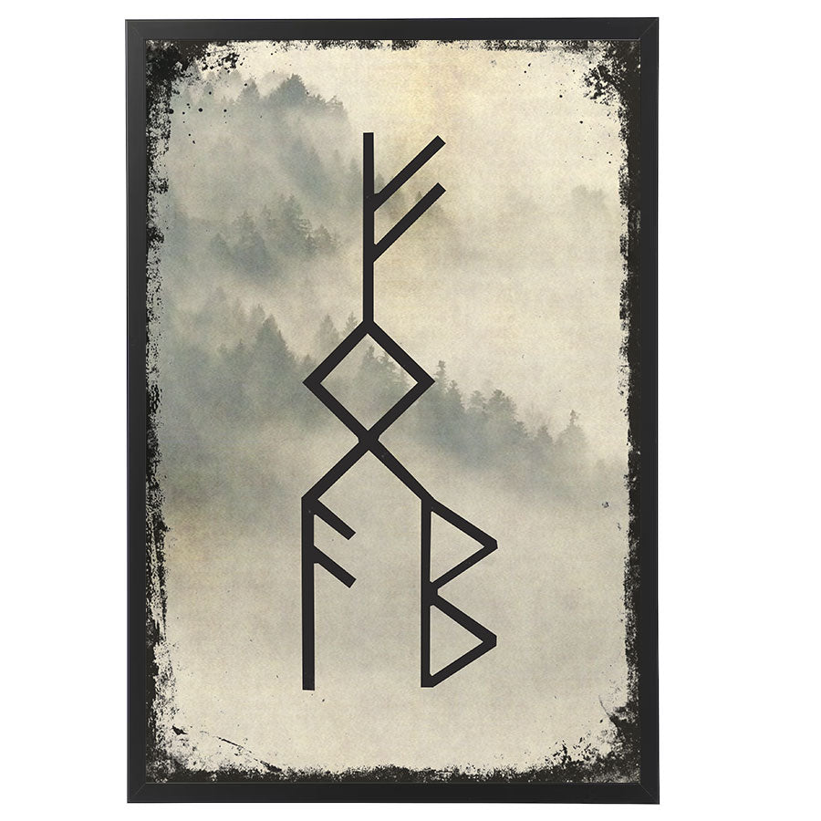 Wikinger Wandbilder und Wandposter Familie Kraftrune