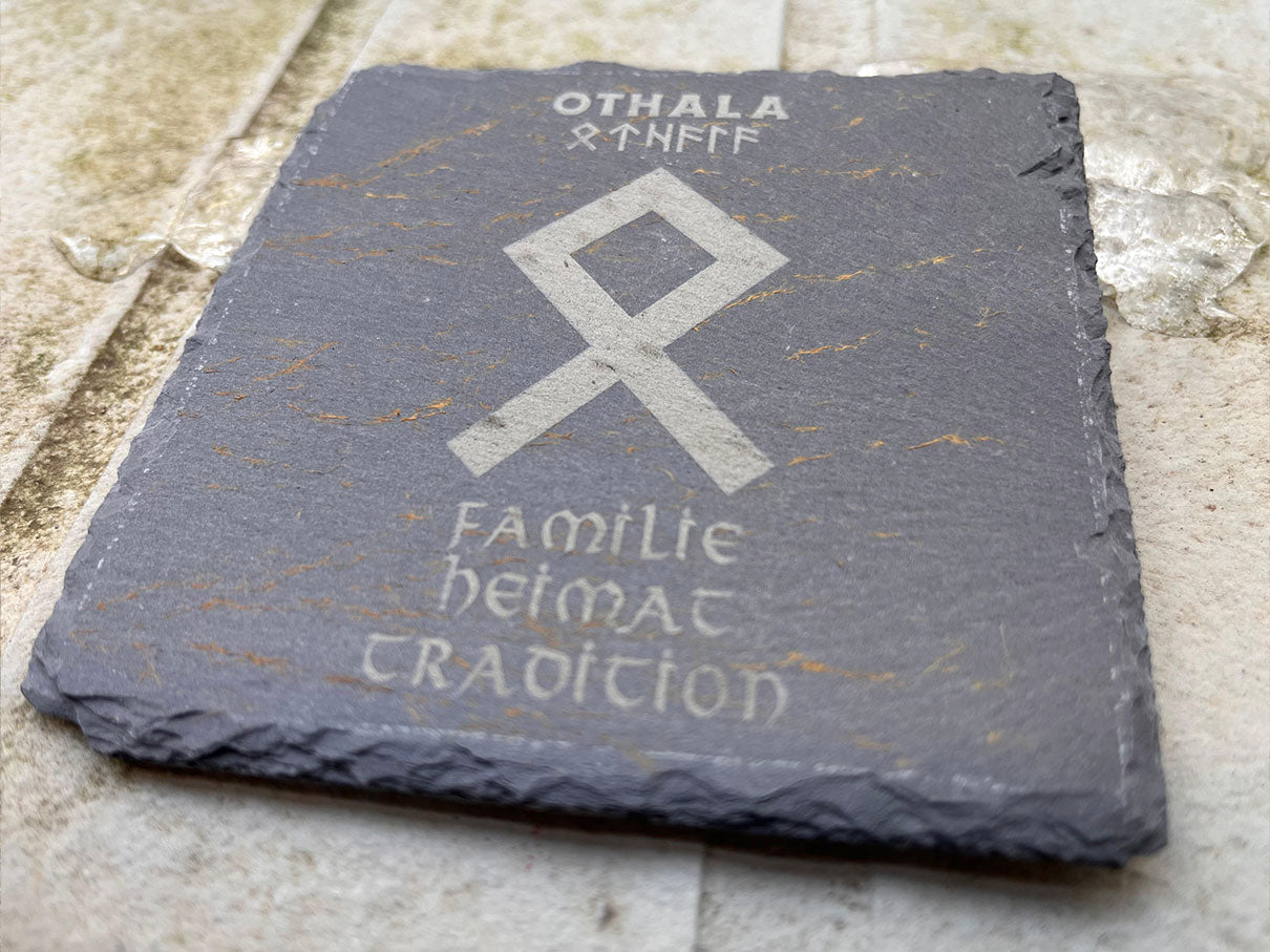 Details Othala als Wunschrune für den Untersetzer