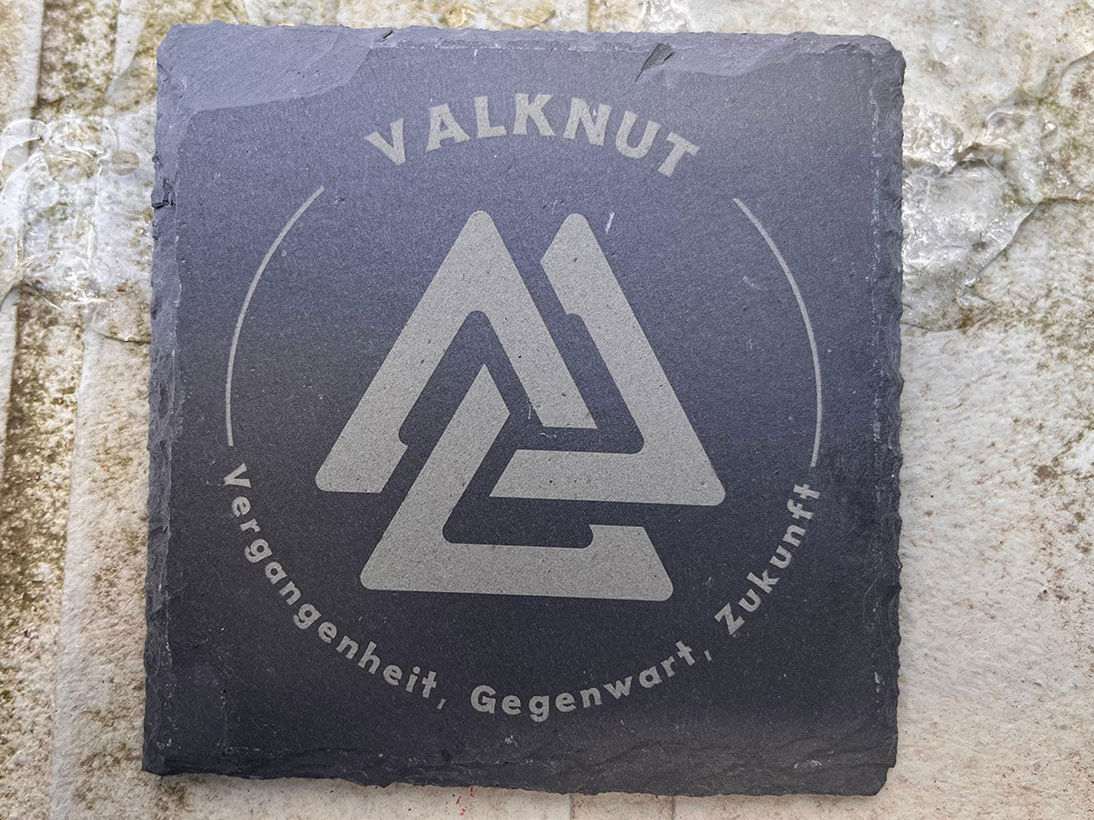 Valknut vom Schieferuntersetzerset