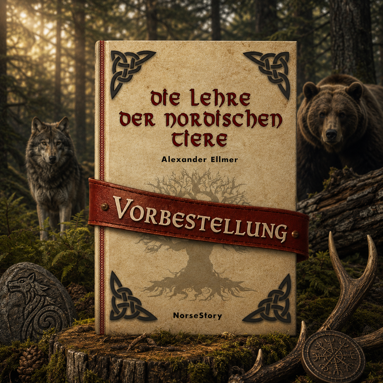 Vorbestellung: Buch 7: Die Lehre der nordischen Tiere | deutsche Ausgabe | Mythologische und reale Tiere