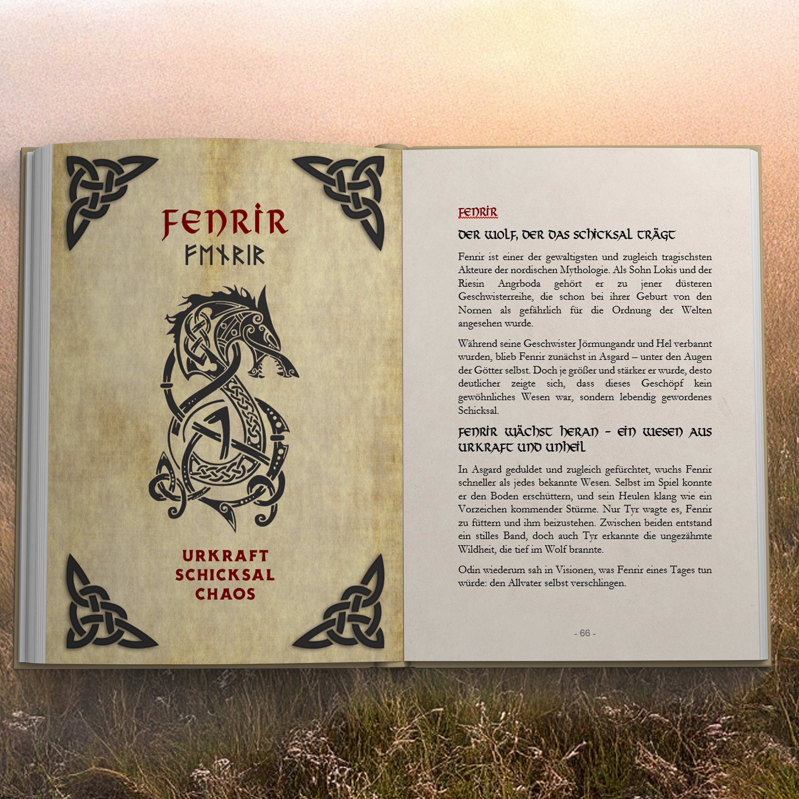 Vorbestellung Buch 3: Die Lehre der nordischen Symbole | deutsche Ausgabe | Illustrationen und Symbolkunde