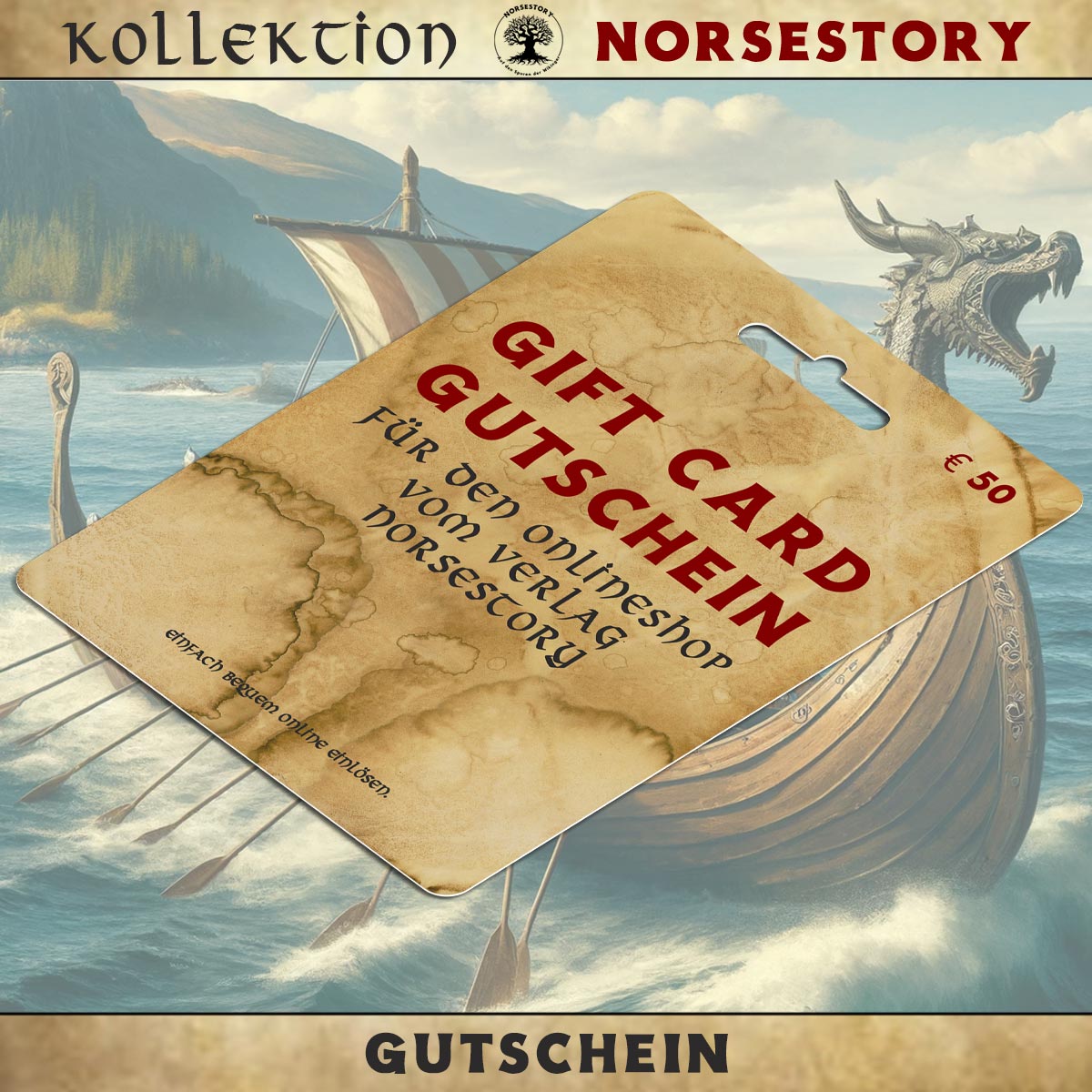 Gutscheinprodukt für den Verlag NorseStory