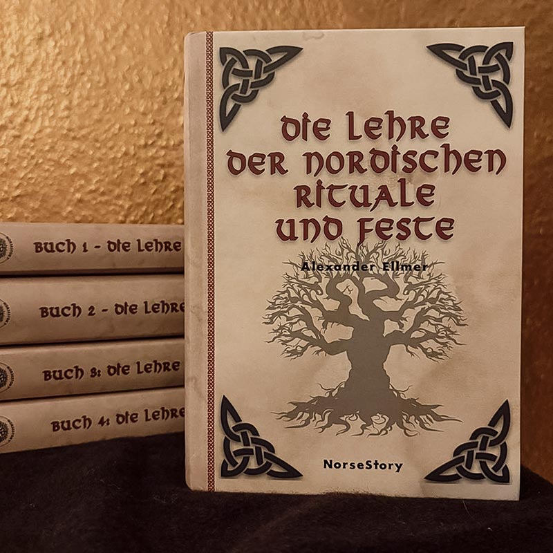 Buch Hardcover - Wikinger - Nordische Mythologie - Die Lehre der nordischen Rituale und Feste - Titelbild