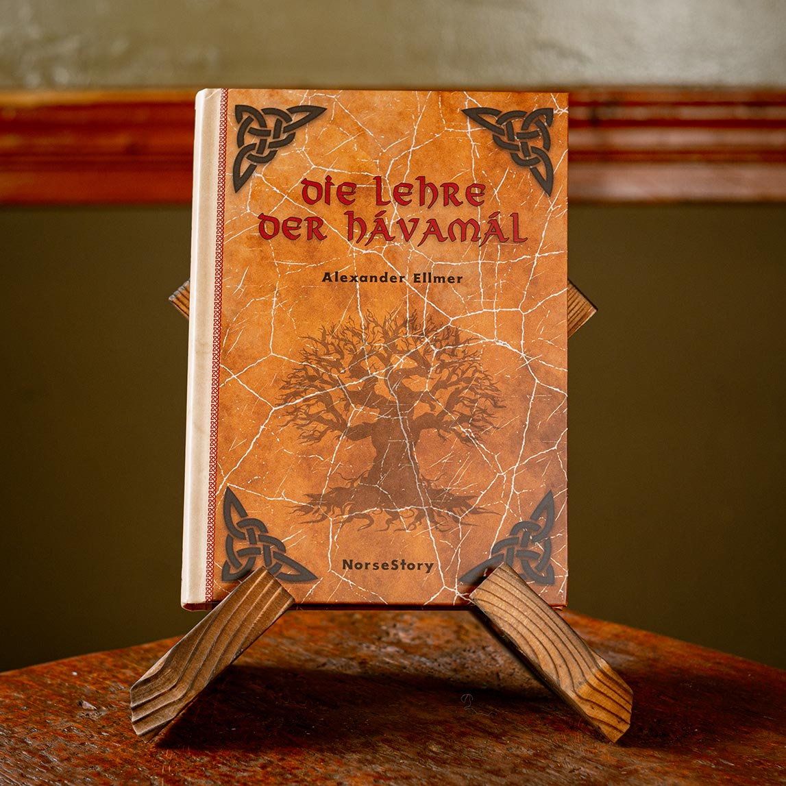 Hardcover Buch nordische Mythologie - Buch 1: Die Lehre der Hávamál - Cover
