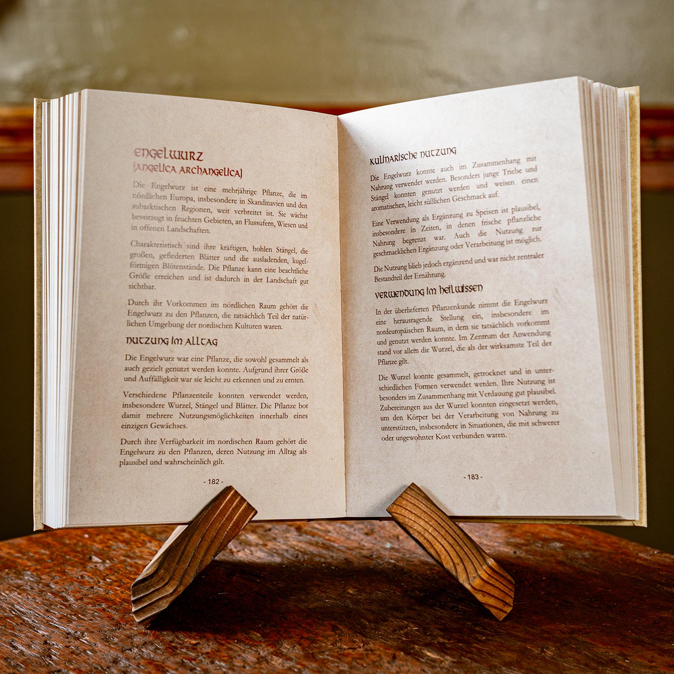 Hardcover Buch nordische Mythologie - Buch 6: Die Lehre der nordischen Kräuter - Innenansicht
