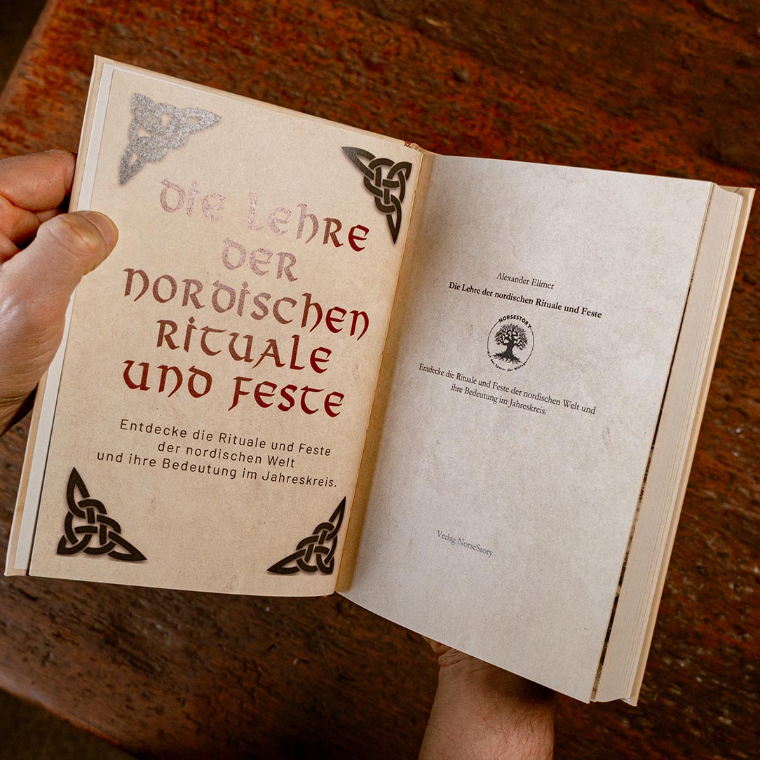 Hardcover Buch nordische Mythologie - Buch 5: Die Lehre der nordischen Rituale und Feste - Titelei
