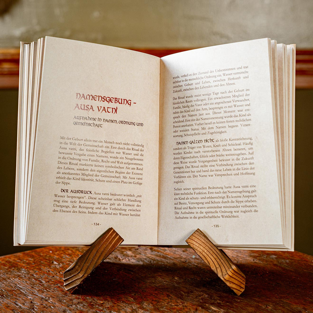Hardcover Buch nordische Mythologie - Buch 5: Die Lehre der nordischen Rituale und Feste - Innenansicht