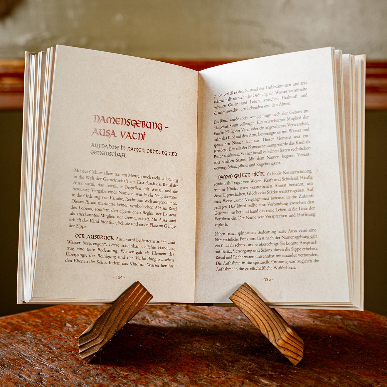 Hardcover Buch nordische Mythologie - Buch 5: Die Lehre der nordischen Rituale und Feste - Innenansicht