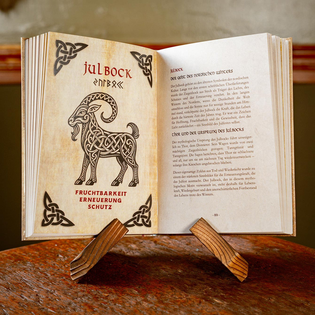 Hardcover Buch nordische Mythologie - Buch 3: Die Lehre der nordischen Symbole - Innenansicht
