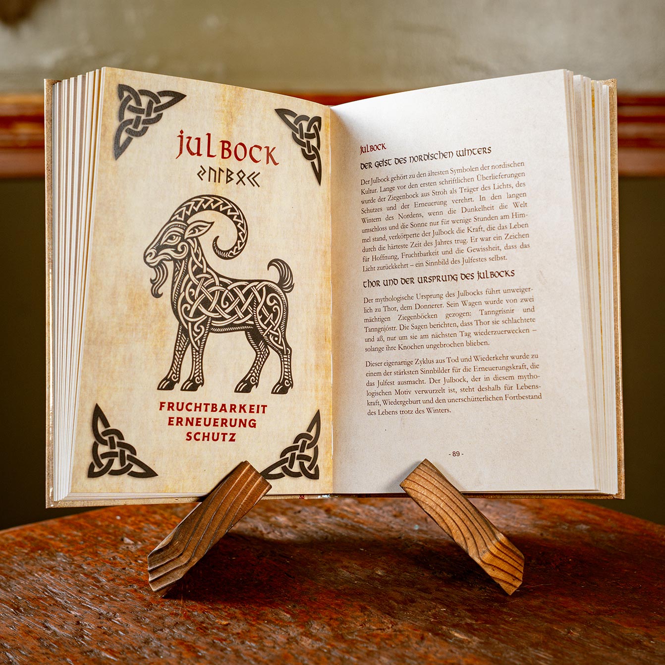 Hardcover Buch nordische Mythologie - Buch 3: Die Lehre der nordischen Symbole - Innenansicht