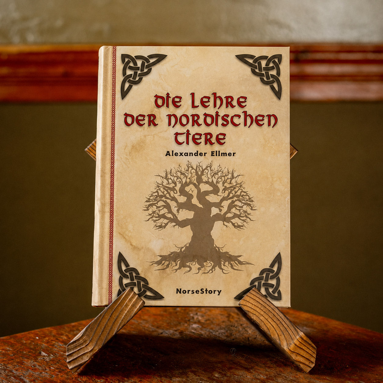 Die Lehre der nordischen Tiere - Hardcover Buch aus der Reihe "Die Lehre der nordischen Mythologie" - Cover