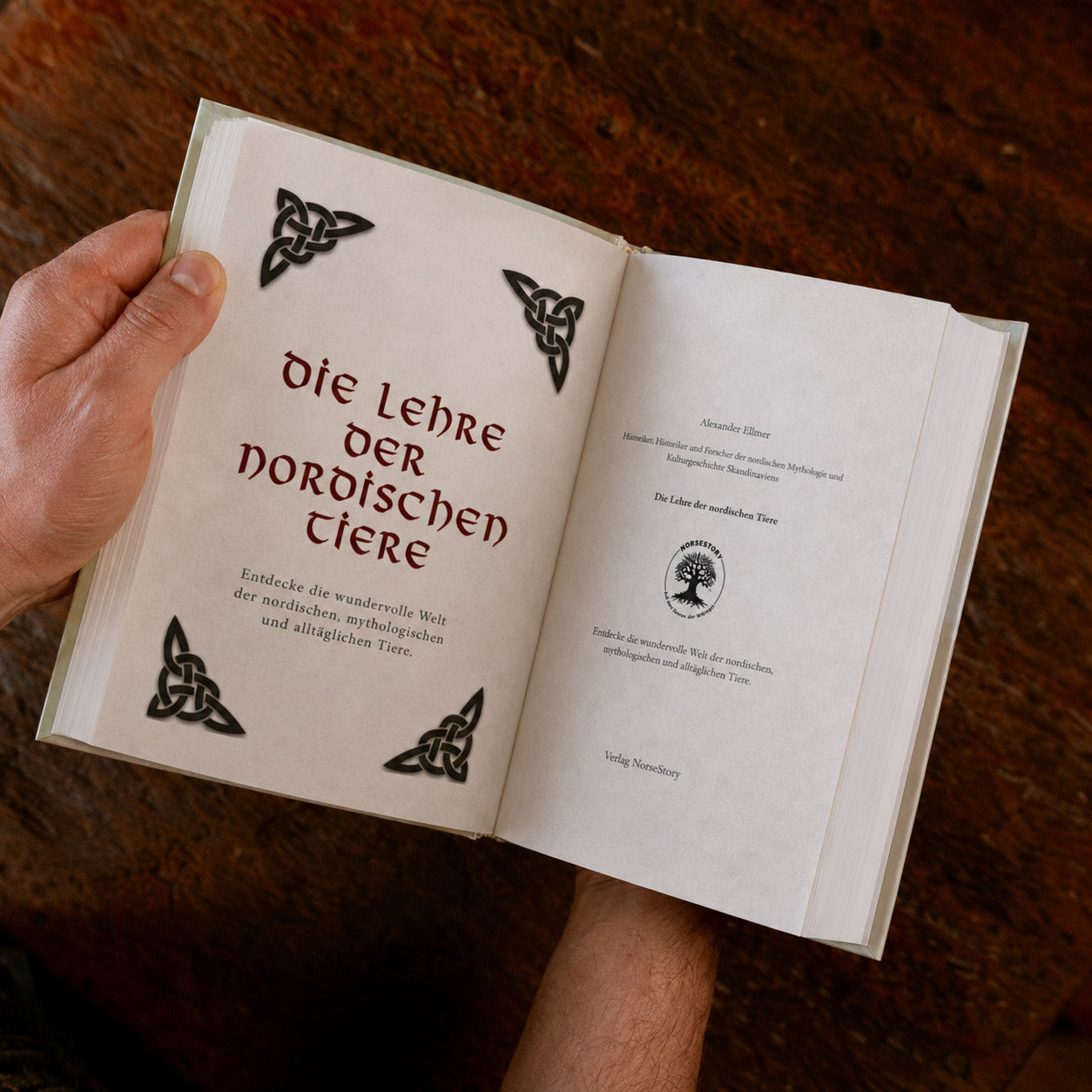 Die Lehre der nordischen Tiere - Hardcover Buch aus der Reihe "Die Lehre der nordischen Mythologie" - Titelei