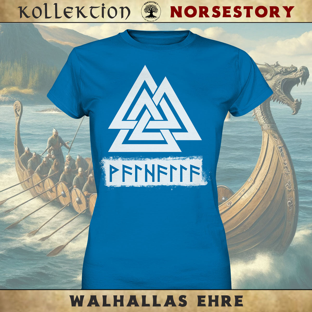 Wikinger Valknut Shirt